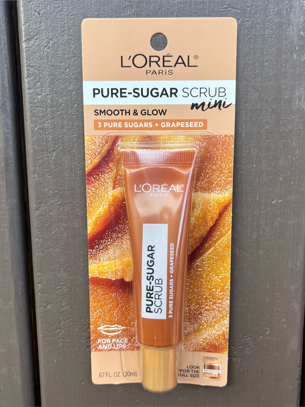 L’Oréal Paris Pure Sugar Scrub Mini Tube Smooth & Glow Grapeseed